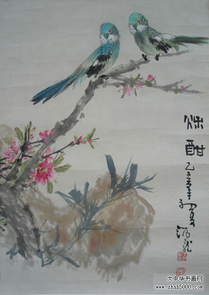 王炳龙国画 花